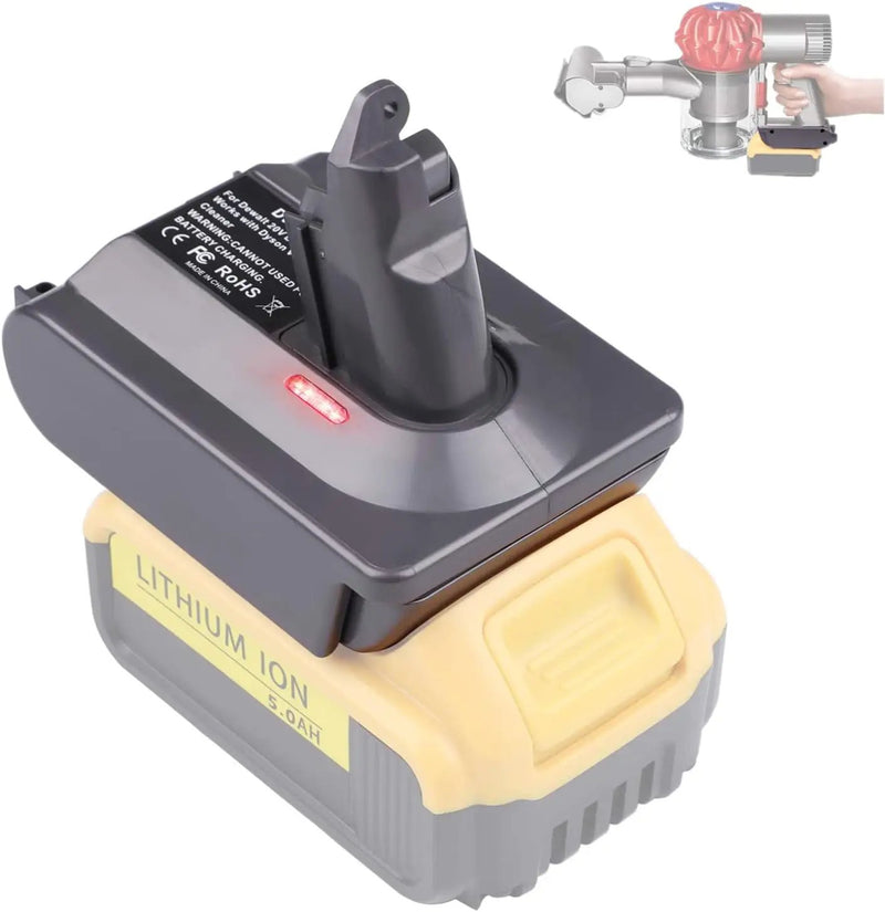 Dewalt to Dyson V6 Battery Adapter Converter by salelink.co.nz