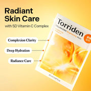 Torriden Cellmazing Vita C Brightening Mask 10 Pack by Poppy Gifts
