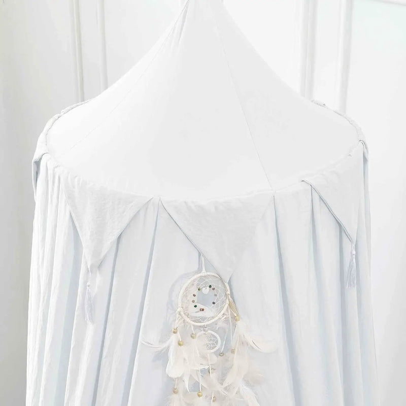 Kids Bed Canopy - White