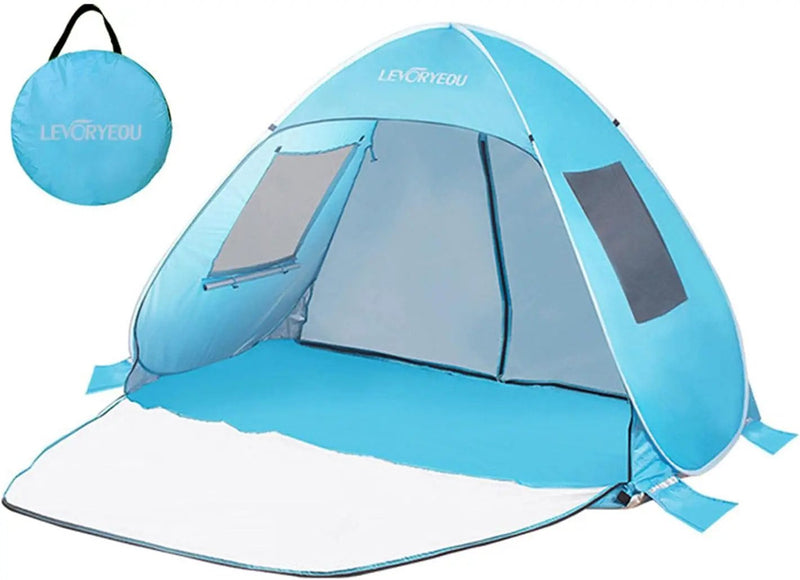 Pop-Up Beach Tent Sun Shelter – Easy Setup & Portable TTQY6011 by ECOTREK