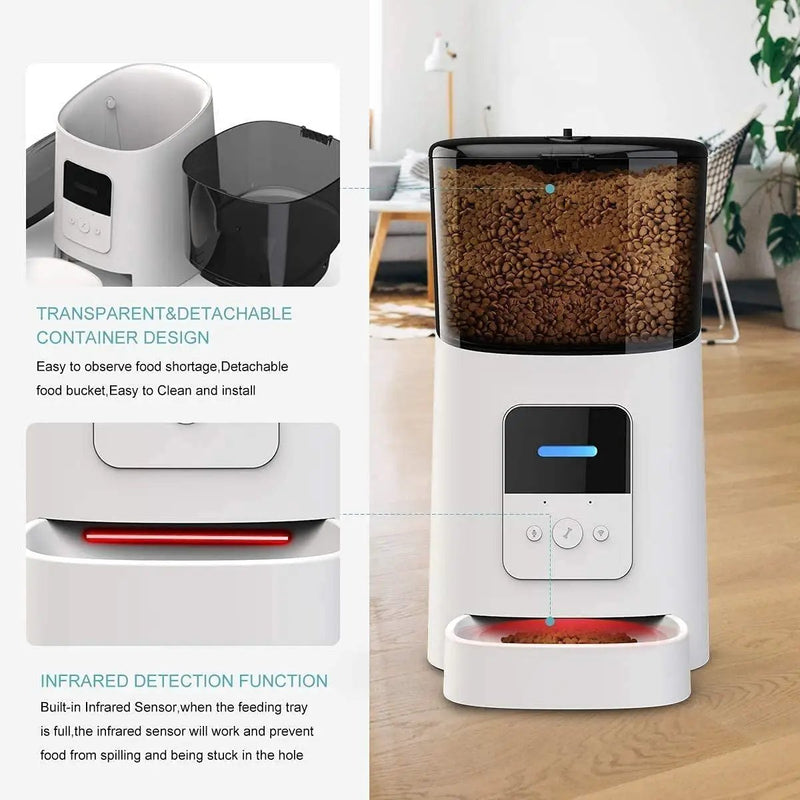 App Controlled Automatic Pet Dog Cat Feeder by salelink.co.nz