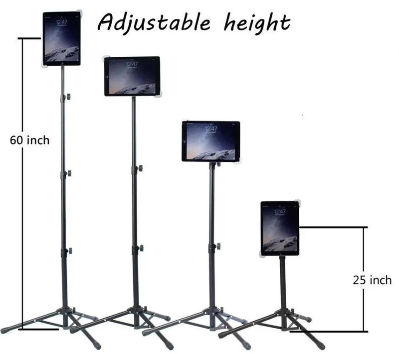 Tablet iPad Floor Stand Adjustable Holder For 10.2 10.9 11 12 inch by salelink.co.nz