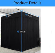 1.5x2x1.95m 4 Corner Post Bed Curtains Canopy Bed Canopy Curtains by salelink.co.nz