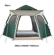 Hexagonal Camping Tent - Durable, Quick Setup JLP5467 by ECOTREK