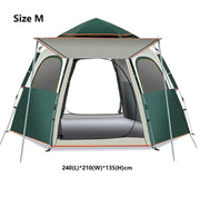 Hexagonal Camping Tent - Durable, Quick Setup JLP5467 by ECOTREK