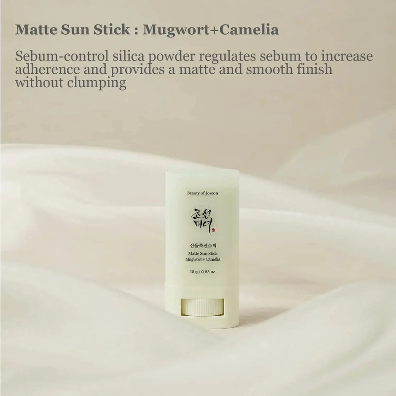Beauty of Joseon Matte Sun Stick: Mugwort + Camelia SPF50+ PA++++ by Poppy Gifts
