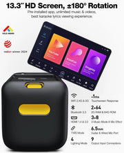 Kiwi Grab Kiwi Grab Ikarao Break X1 Karaoke Machine System With 13.3″ Touch Screen Wireless Mic Ikarao Break X1 Karaoke Machine System With 13.3″ Touch Screen Wireless Mic