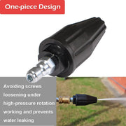 Turbo Nozzle with 5 Spray Tips by salelink.co.nz