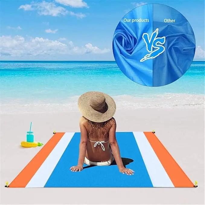 Sandproof & Waterproof Beach Mat – 210x200 cm SFJJ5014 by ECOTREK
