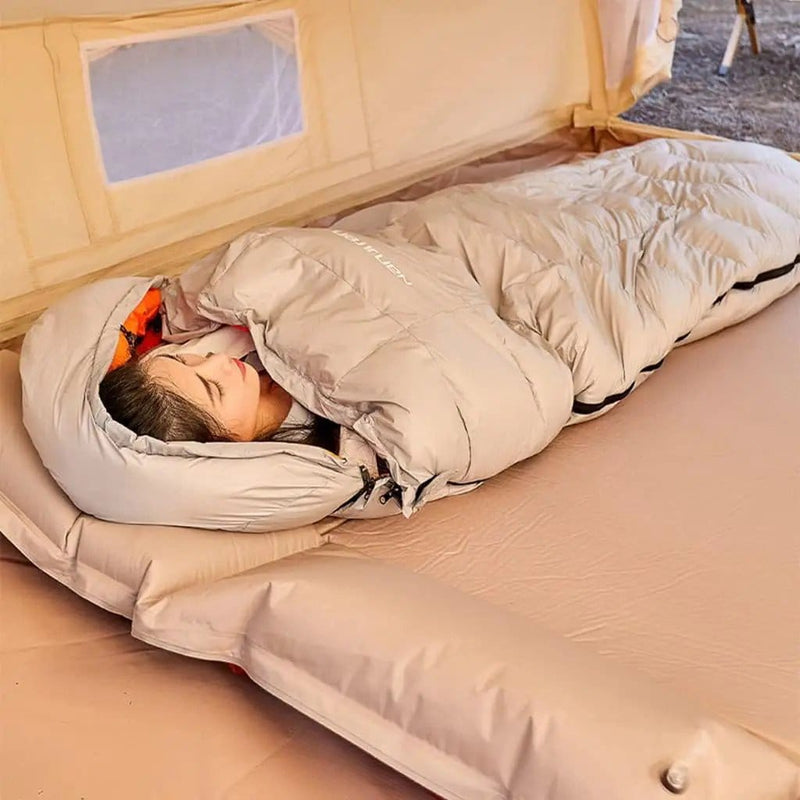 Goose Down Envelope Sleeping Bag – Compact & Lightweight LLL3011 by ECOTREK