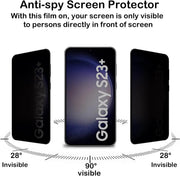 Samsung S23 Plus Anti Spy Peep Privacy Screen Protector by salelink.co.nz