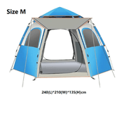 Hexagonal Camping Tent - Durable, Quick Setup JLP5467 by ECOTREK