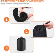 Travel Pillow with Eye Mask Earplugs by salelink.co.nz