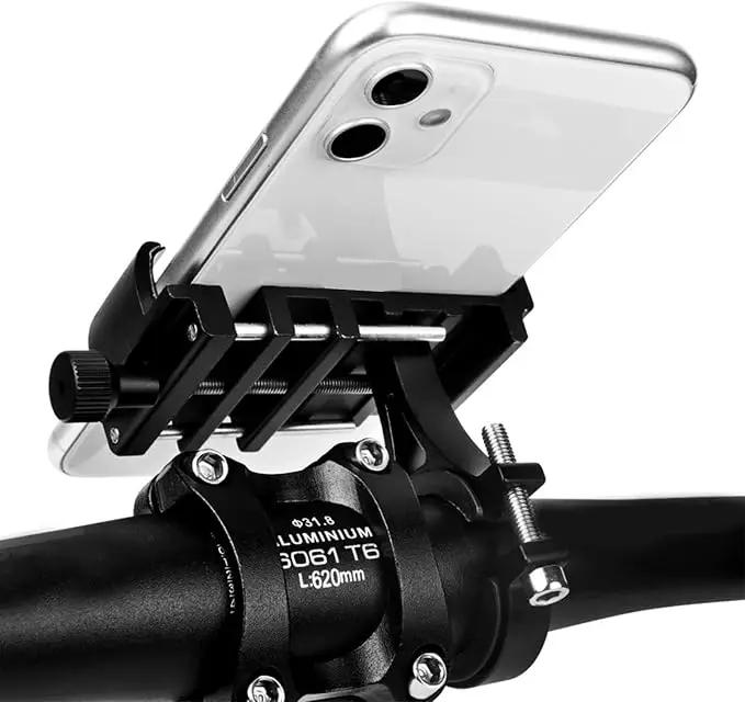 Ecotrek Bike Phone Mount Aluminium Alloy with Sponge Protection TG41215 by ECOTREK