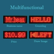 LED Name Badge Tag - Blue by salelink.co.nz