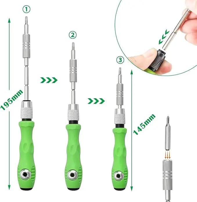 ECOTREK Tool Kits 32 In 1 Magnetic Precision Screwdriver Set HCX71403 ECOTREK ECOTREK 32 In 1 Magnetic Precision Screwdriver Set