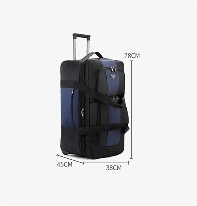 Expandable Rolling Checked-In Duffle Bag with Wheels CP1351 by ECOTREK