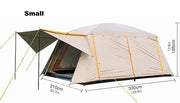 Family Tent –Double layers Waterproof-3 Size Two Colours Aavailable LCF91228 by ECOTREK