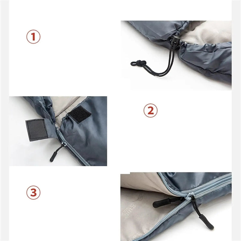 Large Rectangular Sleeping Bag – 230 x 100 cm, Ideal for Camping, Hiking, Picnic & Outdoor Use LCF61636 by ECOTREK