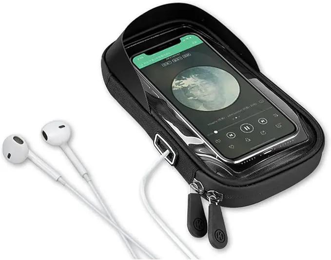 Ecotrek 6.4 inch Universal Bicycle Phone Holder & Waterproof Handlebar Mount Bag TG116611 by ECOTREK