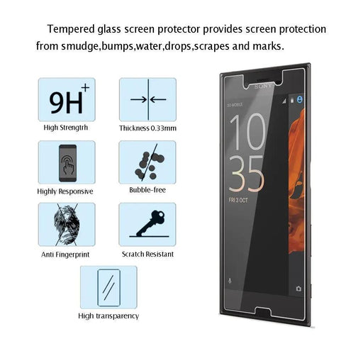 1Pc For Sony XZ Tempered Glass Screen Protector Clear by salelink.co.nz