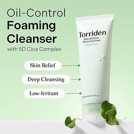 Torriden Balanceful Cica Cleansing Foam by Poppy Gifts