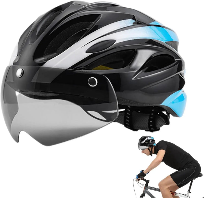 Ecotrek Bicycle Helmet with Rear Light – Adjustable Breathable Cycling Helmet HT629012 by ECOTREK