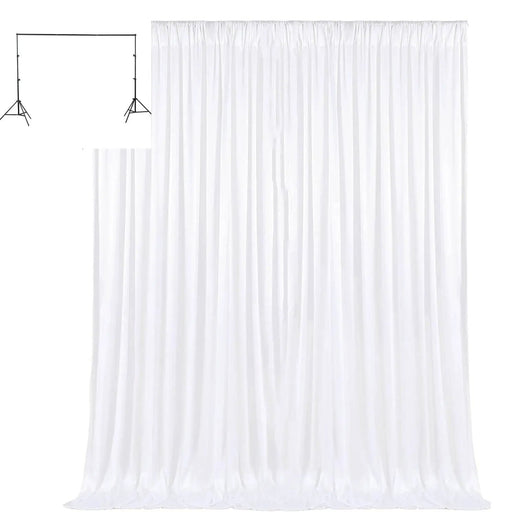 3M x 3M White Curtain Backdrop + Stand by salelink.co.nz