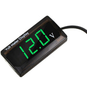 DC 12V LED Digital Monitor Volt Meter Display Battery Gauge Voltage Caravan/Car by salelink.co.nz