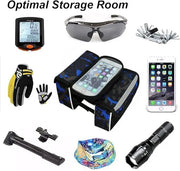 Ecotrek Waterproof Bicycle Frame Bag – Bike Phone Holder with Touchscreen JS71801 by ECOTREK