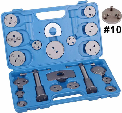 22pc Disc Brake Caliper Piston Rewind Tool Kit Set by dealonline.co.nz