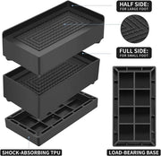 4Pcs Furniture Risers 11cm by salelink.co.nz