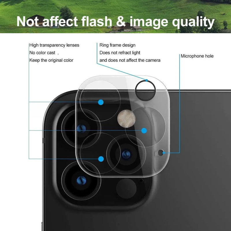 iPhone 12 PRO MAX Lens Camera Tempered Glass Protector by salelink.co.nz