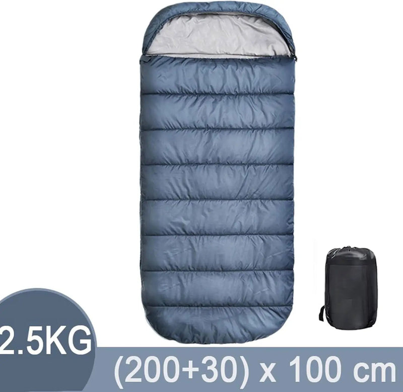 Large Rectangular Sleeping Bag – 230 x 100 cm, Ideal for Camping, Hiking, Picnic & Outdoor Use LCF61636 by ECOTREK