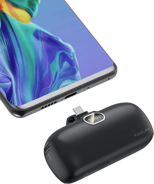 Kuulaa USB C Power Bank 5000mAh black by salelink.co.nz