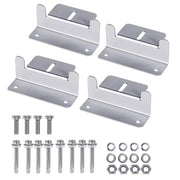 4pcs Solar Panel Mounting kits Aluminum Alloy Brackets for RV Boat Home by salelink.co.nz