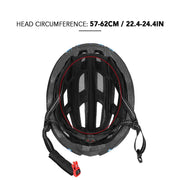 Ecotrek HT-22 Adult Bike Helmet – Lightweight Cycling Helmet with Magnetic Goggles & LED Tail Light HT43204 by ECOTREK