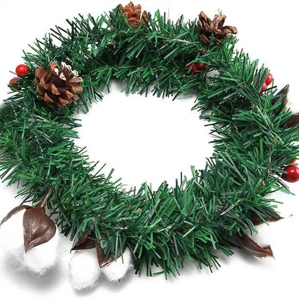 2M Christmas Wreath String Light by salelink.co.nz
