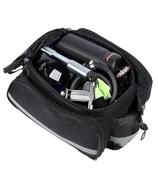 Ecotrek Waterproof Bicycle Rear Seat Bag – Multifunctional Pannier Rack Saddle Bag JS17606 by ECOTREK