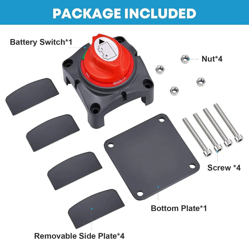 Battery Isolator Switch 12V On/Off by salelink.co.nz
