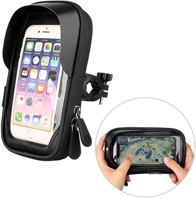 Ecotrek 6.4 inch Universal Bicycle Phone Holder & Waterproof Handlebar Mount Bag TG116611 by ECOTREK