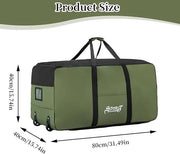 Large 120L Waterproof Travel Bag with Wheels LC7131 by ECOTREK