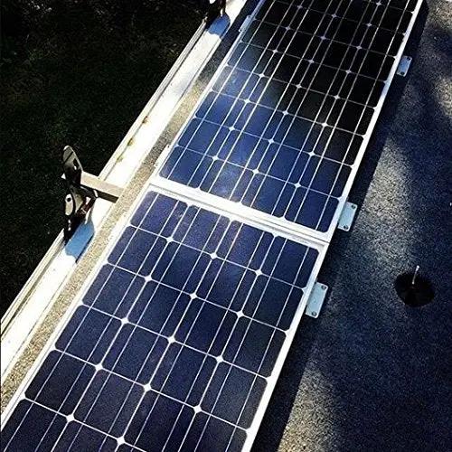 4pcs Solar Panel Mounting kits Aluminum Alloy Brackets for RV Boat Home by salelink.co.nz