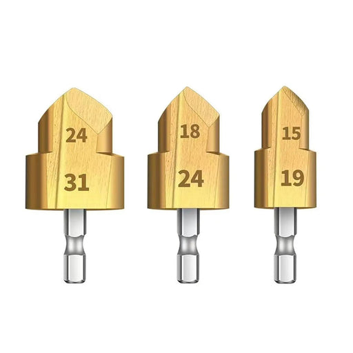 3pcs PPR Water Pipe Repair Drill Bit Set High-Speed Steel Easy Hole Expansion by salelink.co.nz