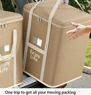 Ecotrek Extra Large Foldable Zipper Storage Bag – Wardrobe Organiser & Moving Box YN01605 by ECOTREK