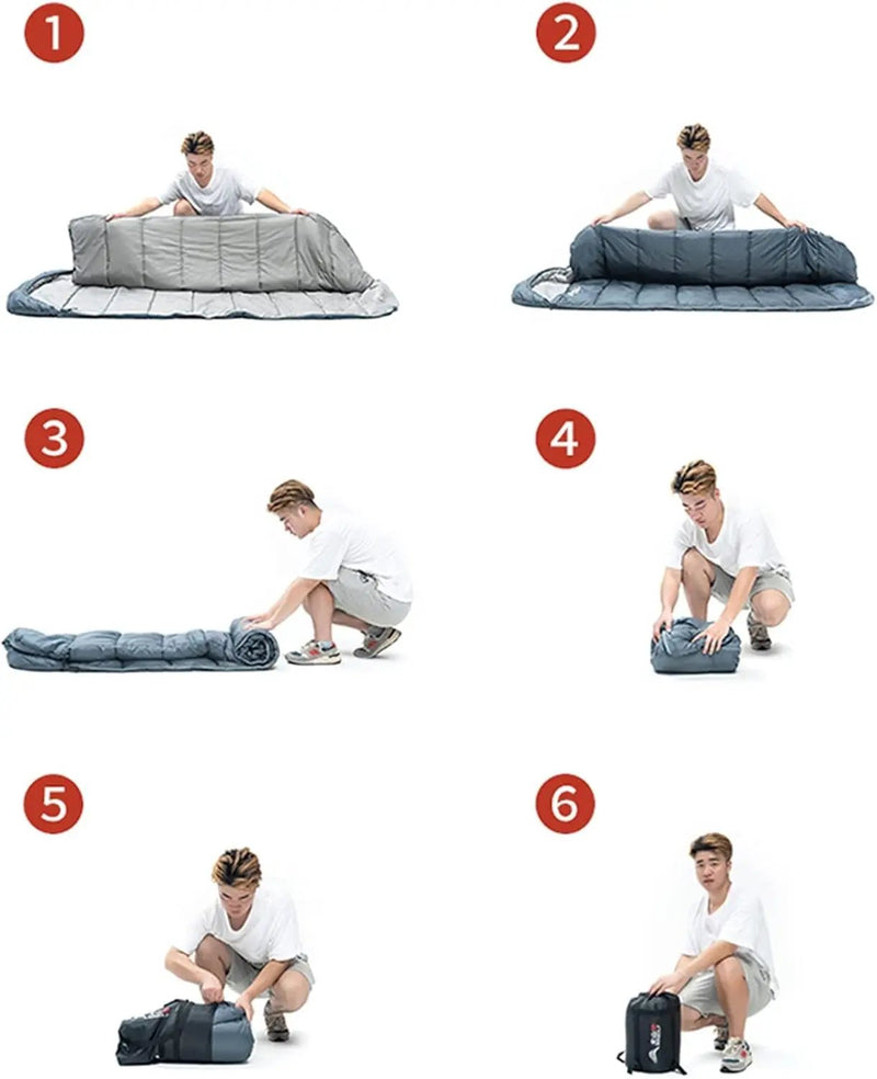 Large Rectangular Sleeping Bag – 230 x 100 cm, Ideal for Camping, Hiking, Picnic & Outdoor Use LCF61636 by ECOTREK