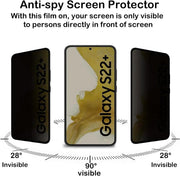 Samsung S22 Plus Privacy Anti Spy Peep Screen Protector by salelink.co.nz