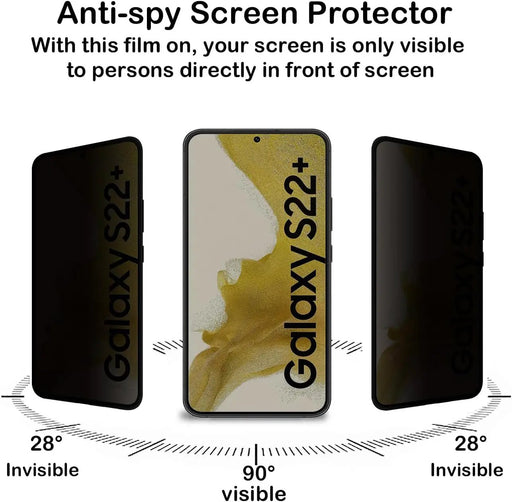 Samsung S22 Plus Privacy Anti Spy Peep Screen Protector by salelink.co.nz