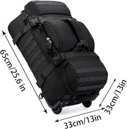 Ecotrek 80L Travel Duffel Backpack | Foldable Convertible Holdall with Hidden Straps CP7286 by ECOTREK
