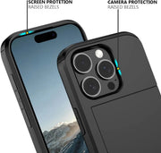 iPhone 16 Pro Max Case Card Slots Holder by salelink.co.nz